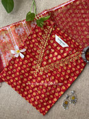 "Komal" Handwork Cotton kurta with dupatta - 2pc