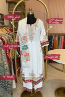 "Simaran" Cotton Kurta Set with Dupatta(3pc)