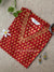 "Kumkum" Hand Embroidered Cotton kurta
