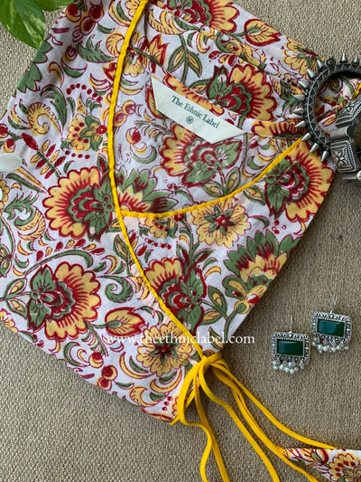 "Sooraj" Hand Block Printed Cotton kurta