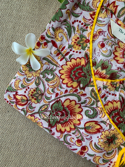 "Sooraj" Hand Block Printed Cotton kurta