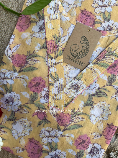 "Phulwari" Cotton kurta