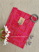 "Gulbandh" Bandhani Printed Cotton kurta