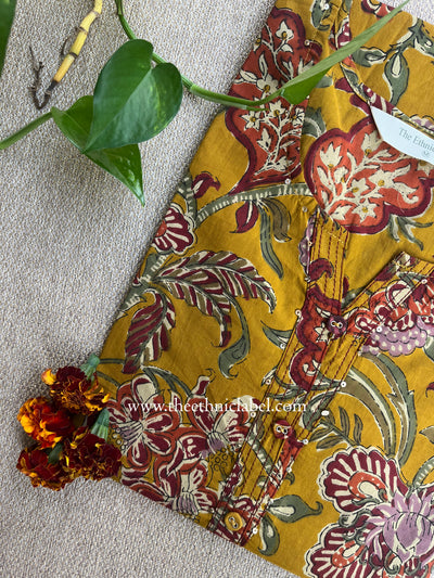 "Meher" Floral Cotton kurta