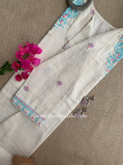 "Anvaya" Embroidered Cotton kurta