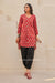 "Prana" Block Printed Asymmetric Cotton kurta