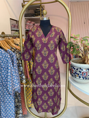 "Anita" Kantha Cotton Kurta