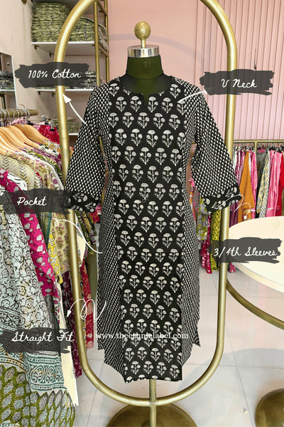 "Shaleen" Printed Cotton kurta