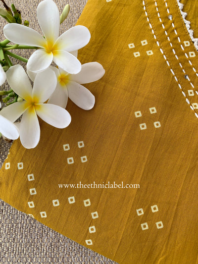 Bandhavi A line Cotton kurta