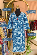 "Riva" Laced Cotton kurta