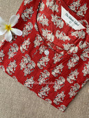 "Prayag" Block Printed Asymmetric Cotton kurta