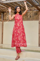 "Hairat" Hand Block Printed Co-Ord Set-2pc