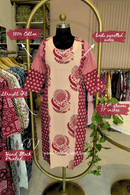 "Mumtaz" Hand Block Printed Bagru Cotton kurta