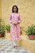 "Gulabi" Hand Block Printed Cotton Kurta