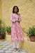 "Gulabi" Hand Block Printed Cotton Kurta