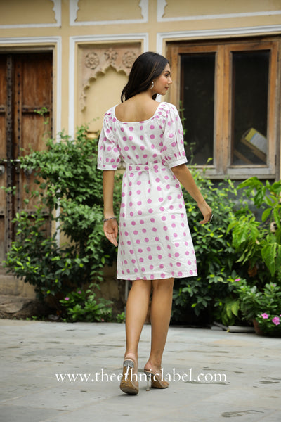 "Julie" Polka Dot Cotton dress