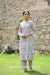 "Sakhi" Grey Hand block printed Cotton Kurta Pant Set(2 pc)