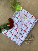 "Sitara" Block Printed Cotton Short kurta