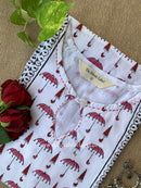 "Sitara" Block Printed Cotton Short kurta