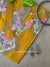 "Leela" Yellow Boota Pure Cotton kurta