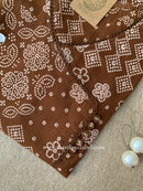 "Veda" Bandhani Printed Cotton kurta