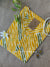 "Vasudha" Yellow Lehriya Printed Cotton kurta
