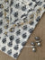 "Wafa" Hand Embroidered Block Printed Cotton kurta