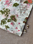 "Rakhija" Floral Cotton kurta - Big Size