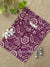 "Ashnoor" Wine Cotton kurta