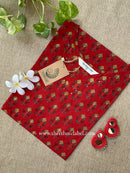 "Nazaara" Boota scalloped Cotton kurta