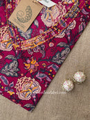 "Shaam" Floral  Cotton kurta