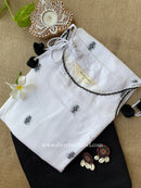 "Hunar" White Kurta with Straight Pant-2pc