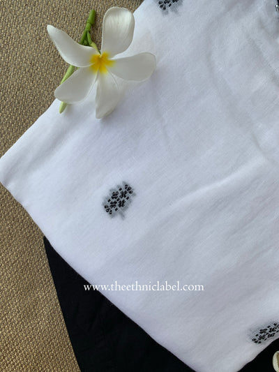 "Hunar" White Kurta with Straight Pant-2pc