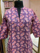 "Sheesha" Collared Cotton kurta