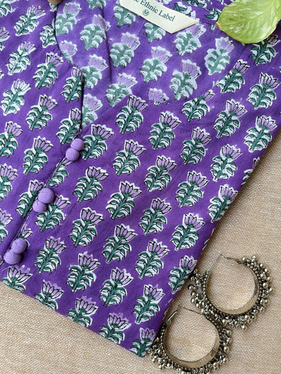 "Kinara" hand Block Printed Cotton kurta- 3xl