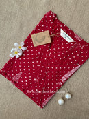 "Samra" Hand Block Printed Dark Red Cotton kurta