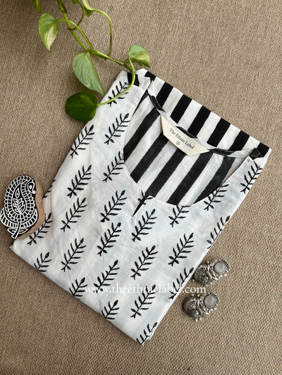 "Sugam" Hand Block Printed Cotton kurta