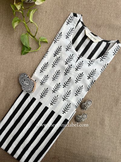 "Sugam" Hand Block Printed Cotton kurta