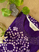 "Saaz" Pure Bandhani Cotton Kurta