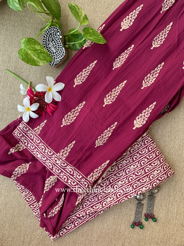 "Aalia" Laced Kurta Set (2pc)-S