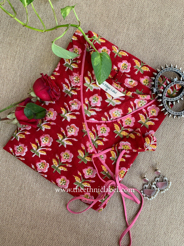 "Surayi" Hand Block Printed  Cotton kurta