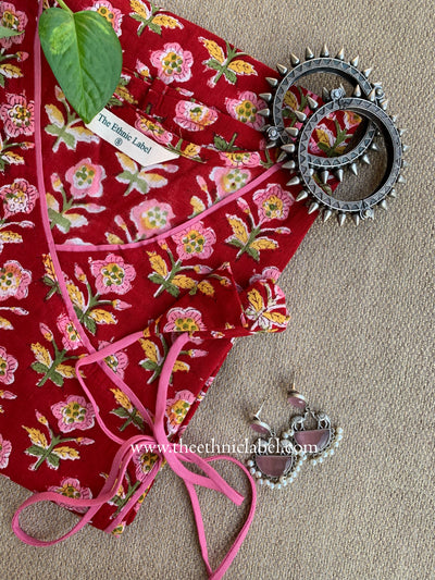 "Surayi" Hand Block Printed  Cotton kurta