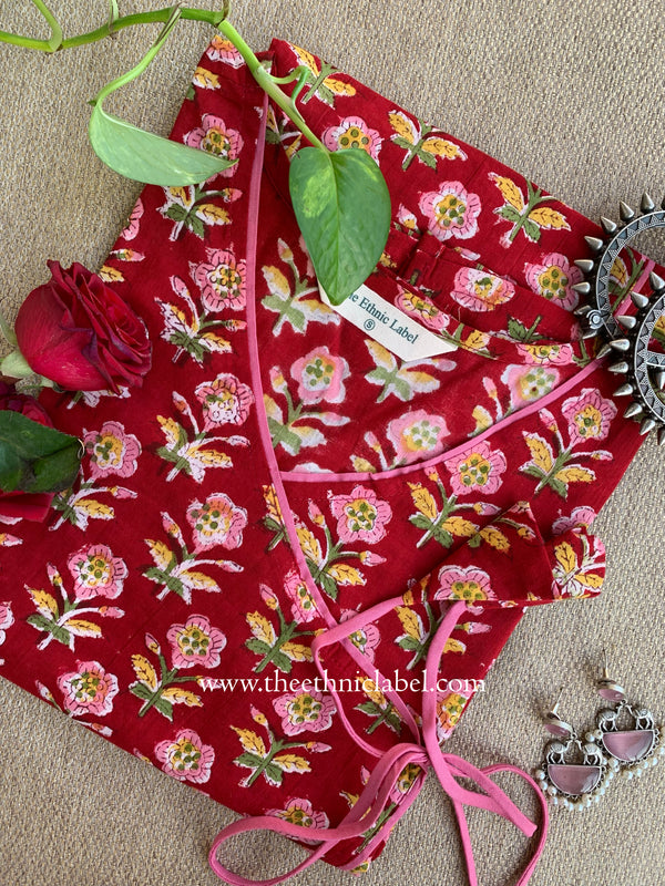 "Surayi" Hand Block Printed  Cotton kurta