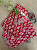 "Neerja" Hand Block Printed Cotton Co-Ord Set (2 pc)