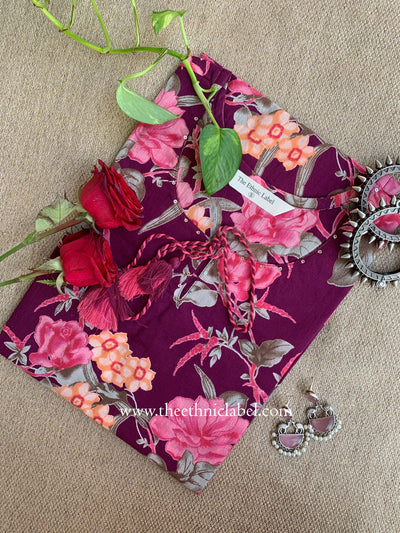 "Veeha" Floral Cotton kurta