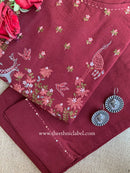 "Trisha" Embroidered Kurta Set (2pc)
