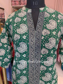 "Nagma" Bagru Cotton kurta