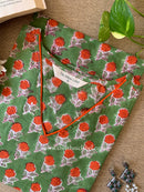 "Satva" Hand Block Printed  Cotton kurta