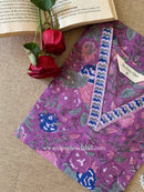 "Siya" Hand Block Printed  Cotton kurta