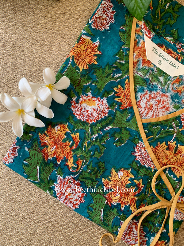 "Heena" Hand Block Printed  Cotton kurta